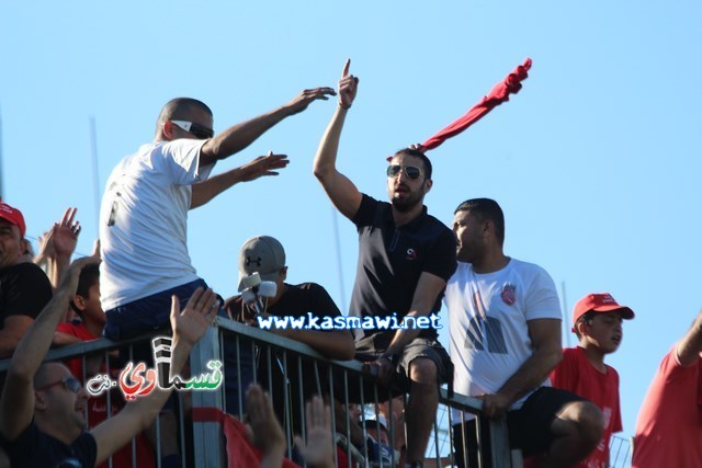 فيديو : الحسم النهائي ينتقل الى ارض الناصرة يوم الثلاثاء بعد التعادل 1-1 واكثر من 4500 مشجع ساند الفريق القسماوي 